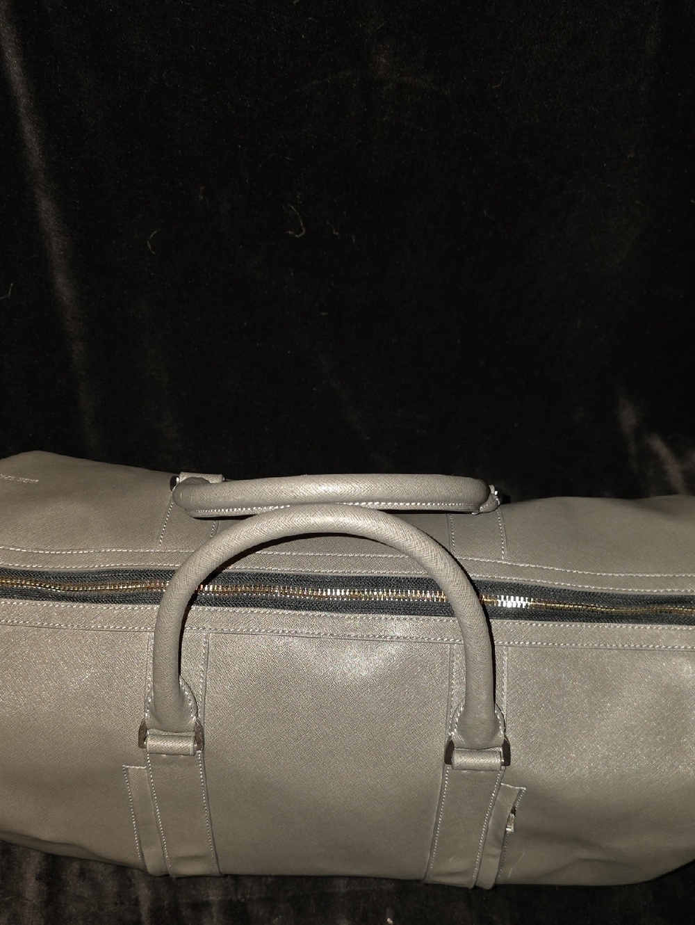 Jack Spade Saffiano Leather Weekender Bag - Picture 3 of 16